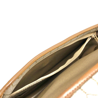 Christian Dior Honeycomb Pattern Logo Shoulder bag Beige Vintage gage6d
