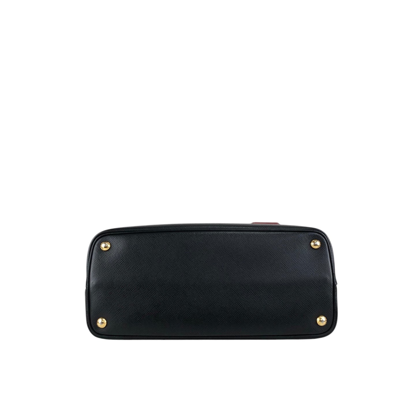 PRADA Triangle Logo Handbag Black Vintage n54bxv