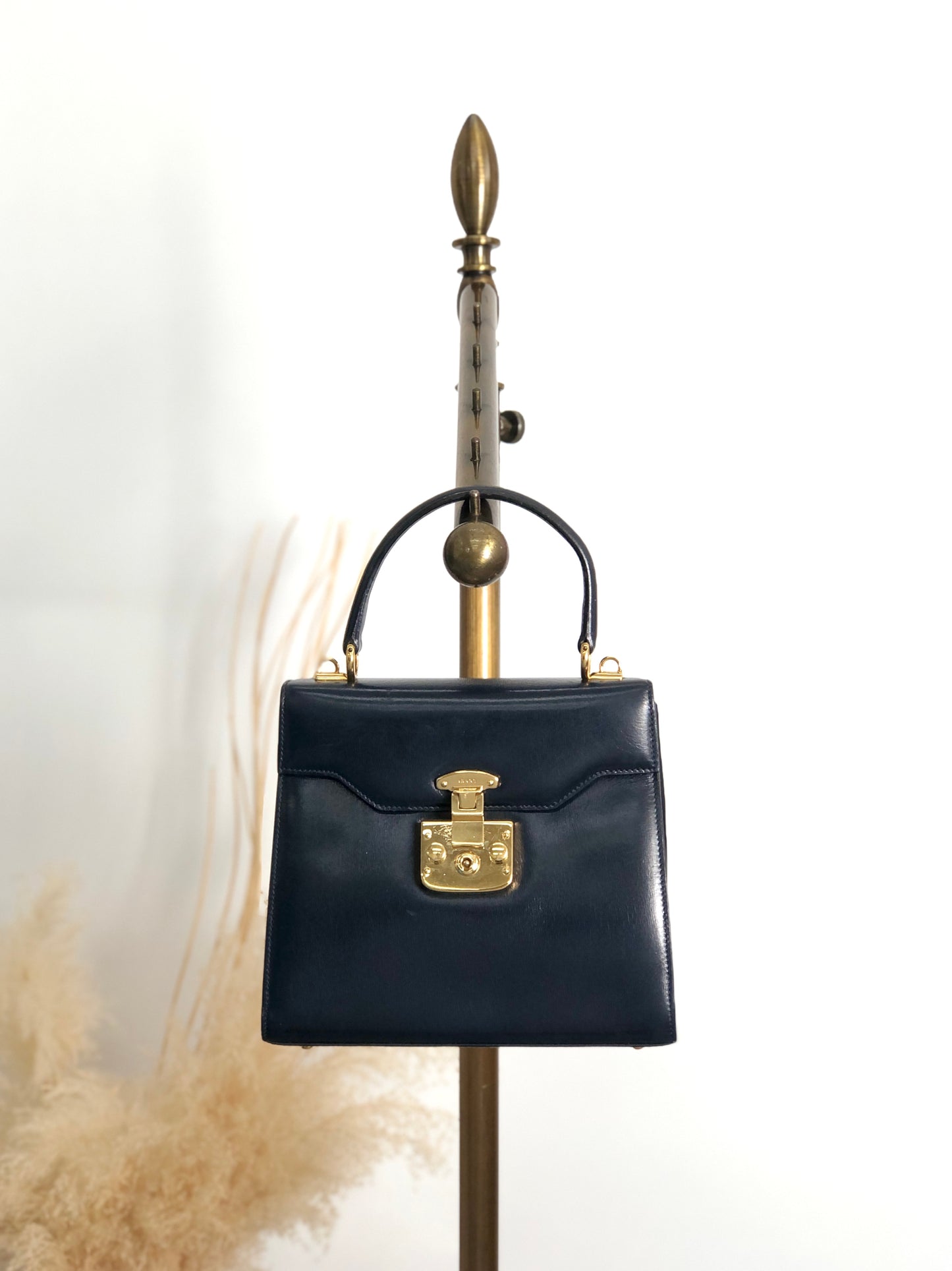 GUCCI Handbag Black 000・2110・0211 Vintage 5yyupi