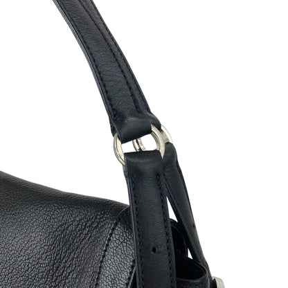 LOEWE Anagram Shoulder bag Black Vintage 8s3xv4
