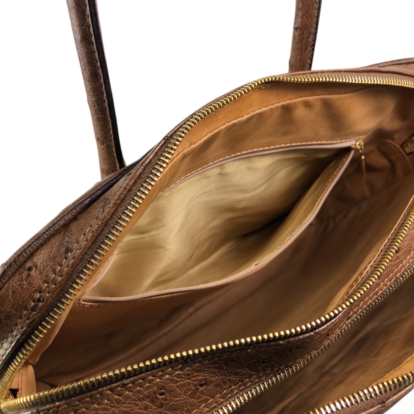 LOEWE Anagram Handbag Brown Vintage pztb8z