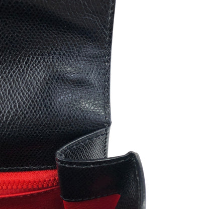 CELINE Turn Lock Shoulder bag Black Vintage txhccr