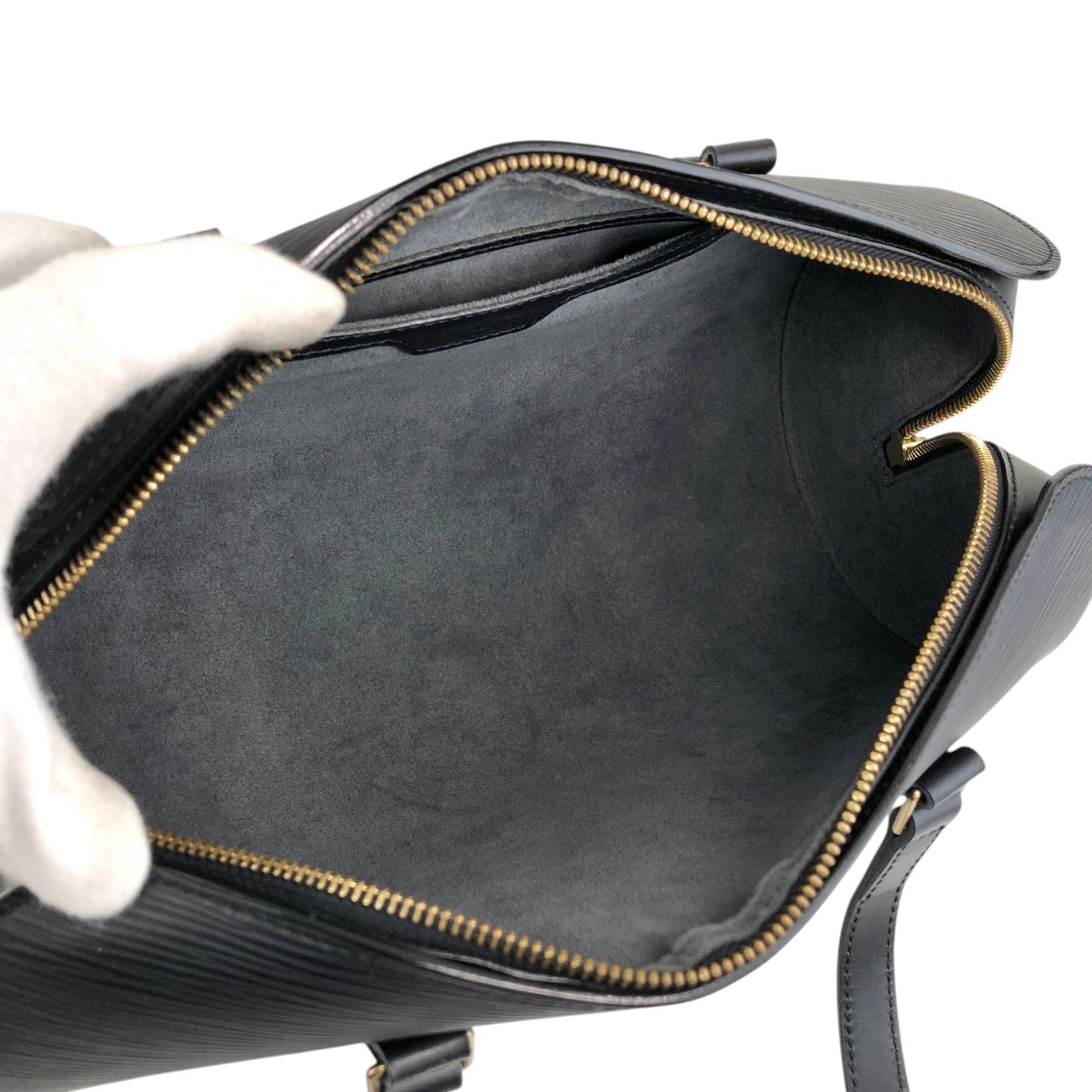 LOUIS VUITTON Epi Handbag Totebag Black M52222 Vintage uxxrki