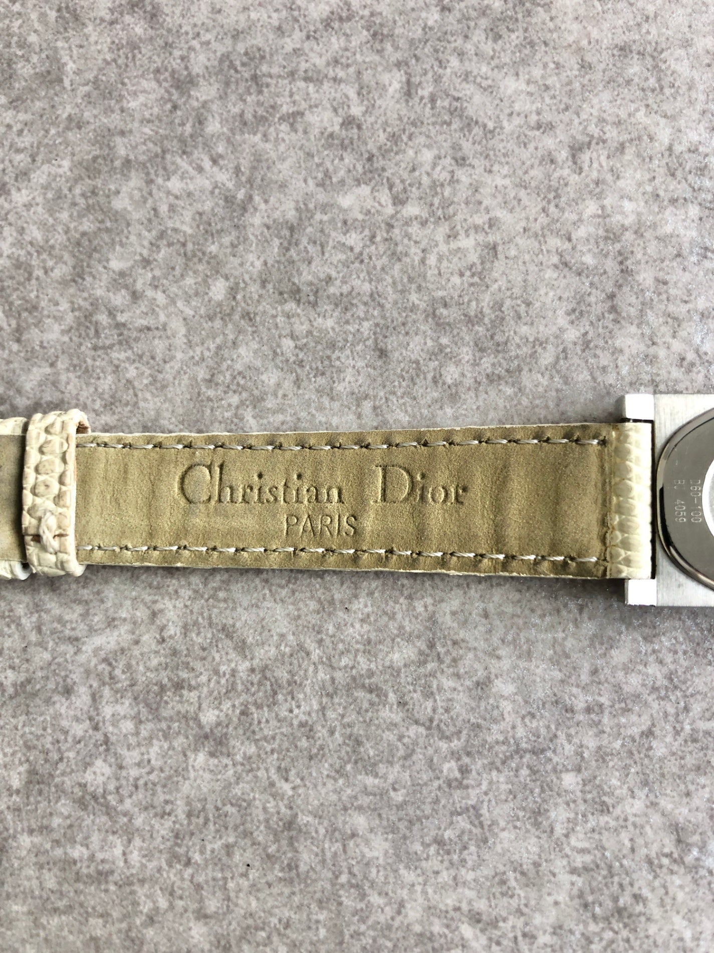 Christian Dior Watch Beige Vintage ekdwbj