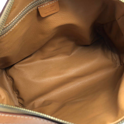 CELINE Macadam Blason Handbag Brown Vintage 5mzszr