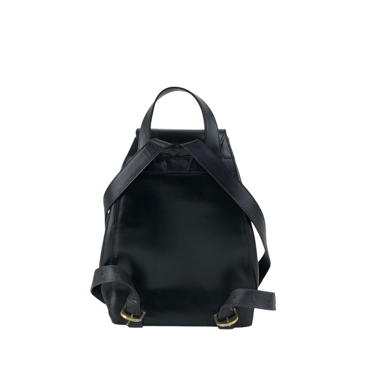 CELINE Gancini Backpack Black Vintage 6s3thv
