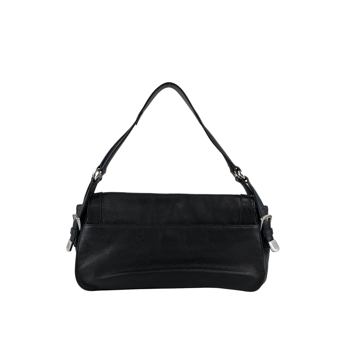 LOEWE Anagram Shoulder bag Black Vintage 8s3xv4