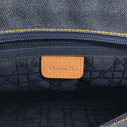 Christian Dior Logo Handbag Totebag Indigo Vintage kxnt2a