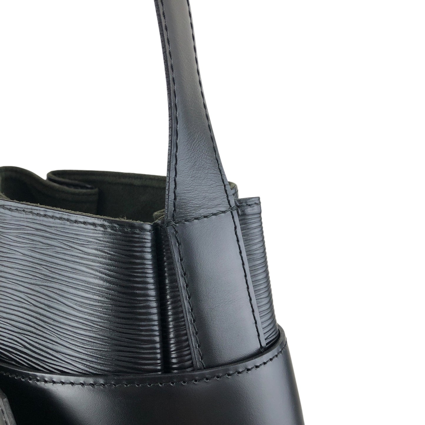 LOUIS VUITTON Epi Shoulder bag Black Vintage st4rdc