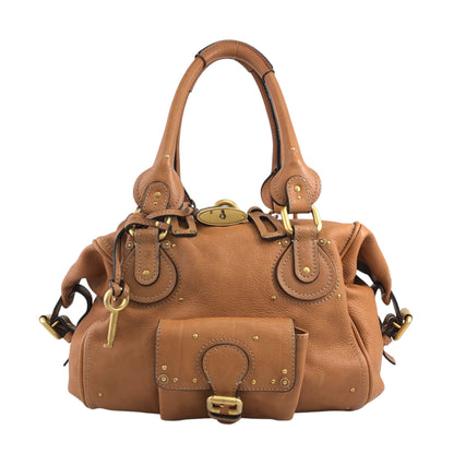 Chloe Handbag Brown Vintage chxesf