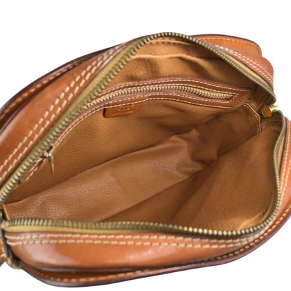CELINE Macadam Blason Shoulder bag Brown Vintage bp2ksi
