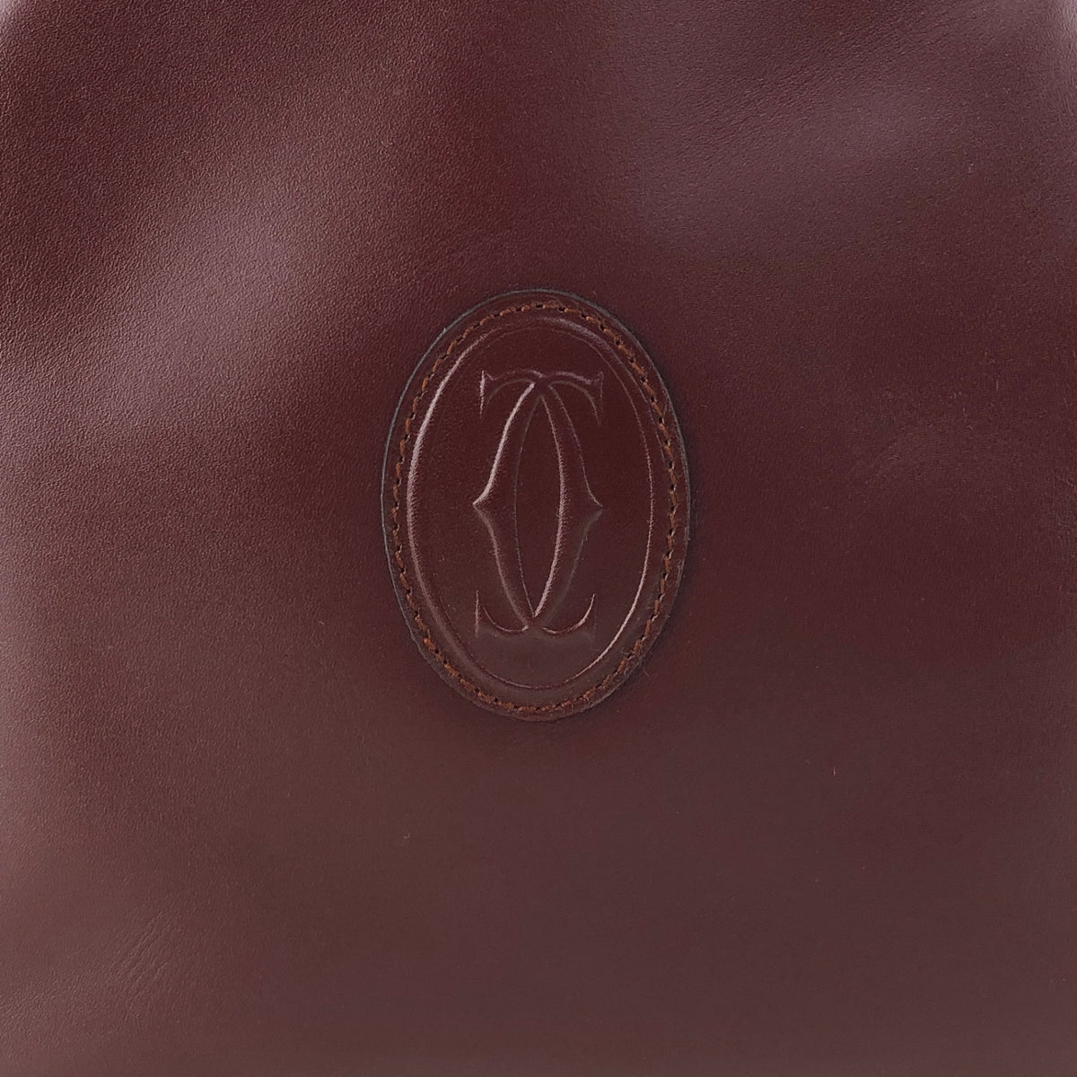 Cartier Logo Shoulder bag Bordeaux Vintage tubex6