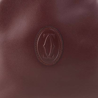 Cartier Logo Shoulder bag Bordeaux Vintage tubex6