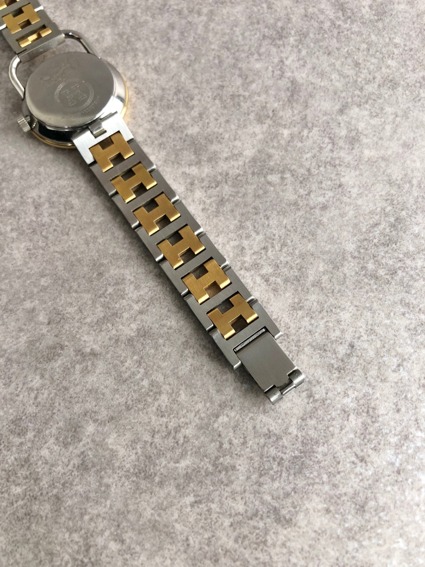 HERMES Watch Arceau Gold×Silver Vintage 5s8mvn