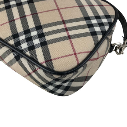 BURBERRY Nova Check Shoulder bag Beige Vintage y47wfc