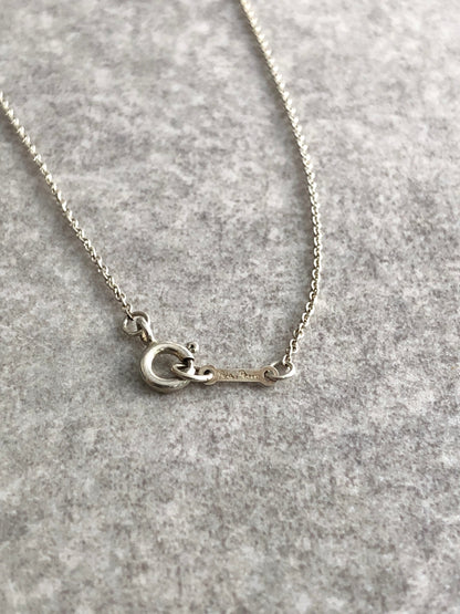 Tiffany & Co. SILVER925 Necklace Silver Vintage tt6fbu