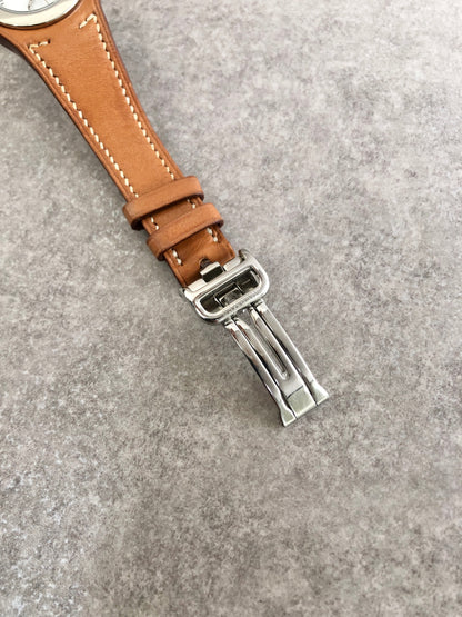 HERMES Watch Brown Vintage hn5zx5
