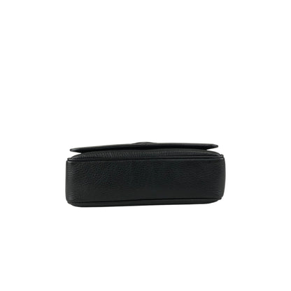 CELINE Blason Shoulder bag Black Vintage ted3ve