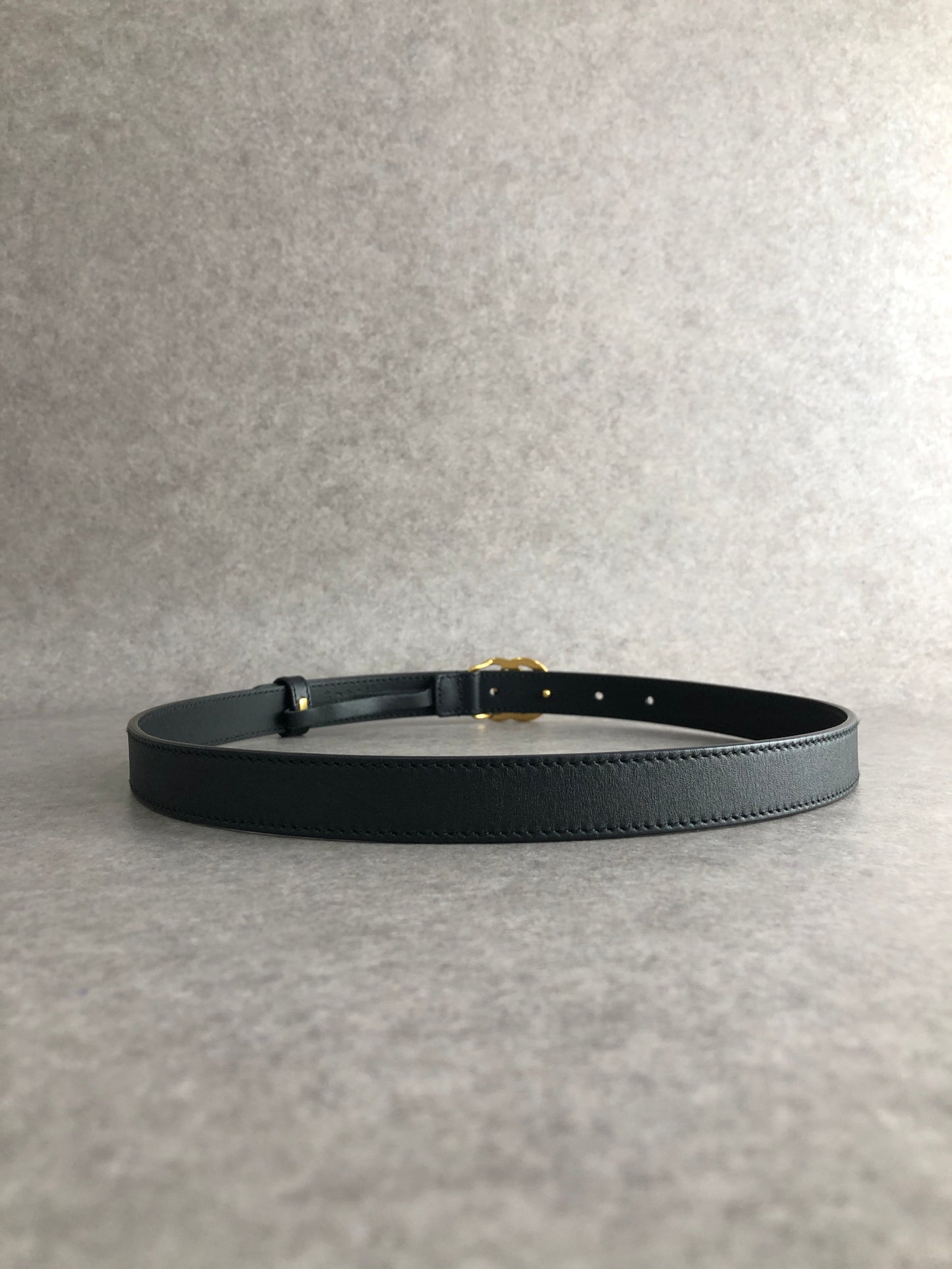 GUCCI GG Motif Belt Black Vintage ktd3wk