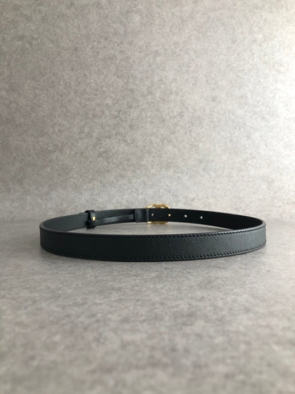 GUCCI GG Motif Belt Black Vintage ktd3wk