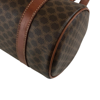 CELINE Macadam Blason Shoulder bag Brown Vintage us8d3n