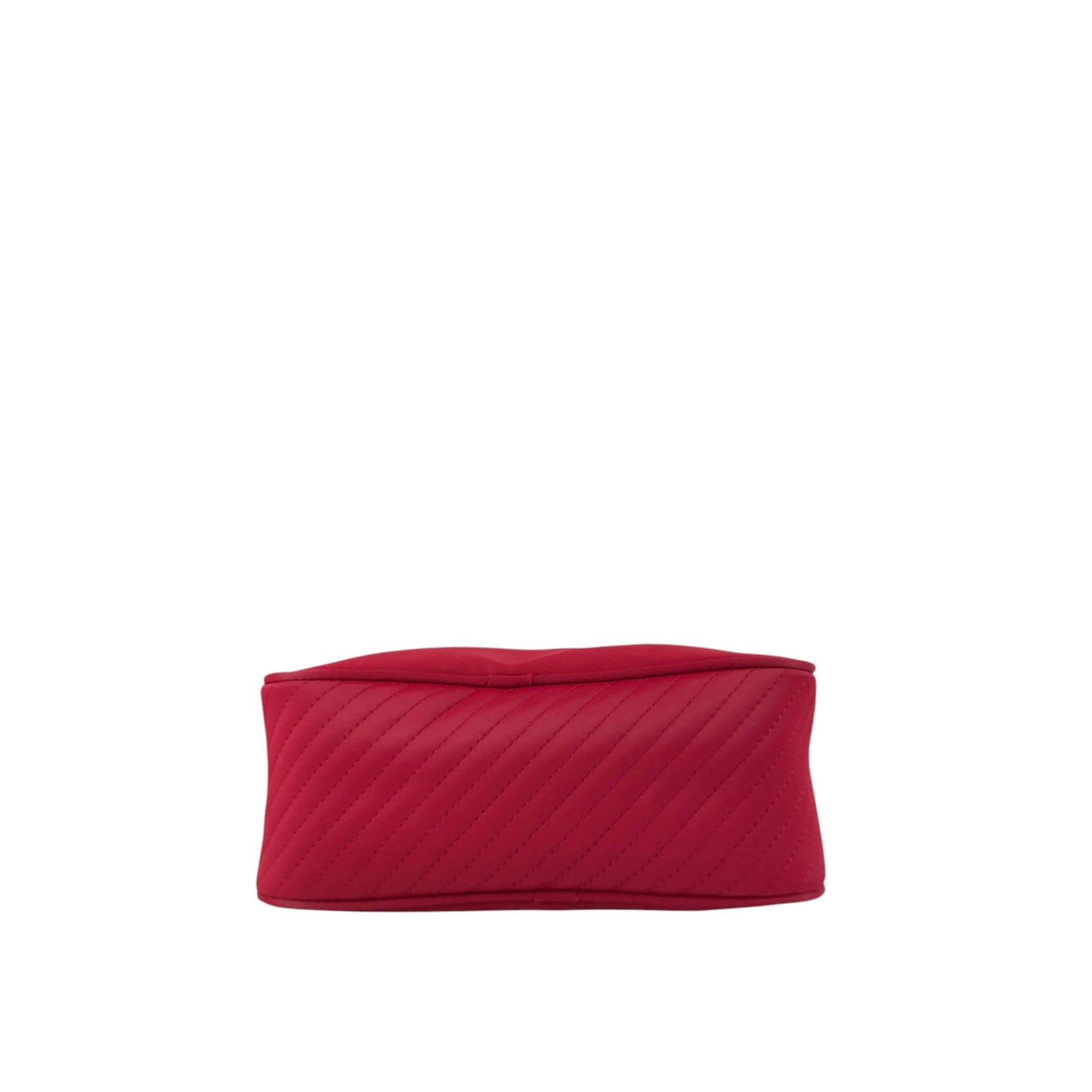 イブサンローラン　MF Yves Saint Laurent YSL Logo Handbag Red Vintage ebzsxr