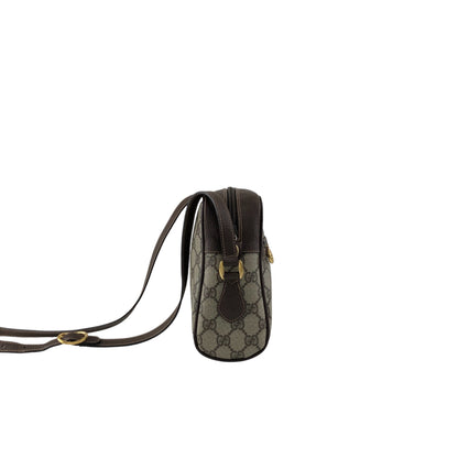 GUCCI GG Pattern Sherry Line Shoulder bag Brown Vintage ggwuxk