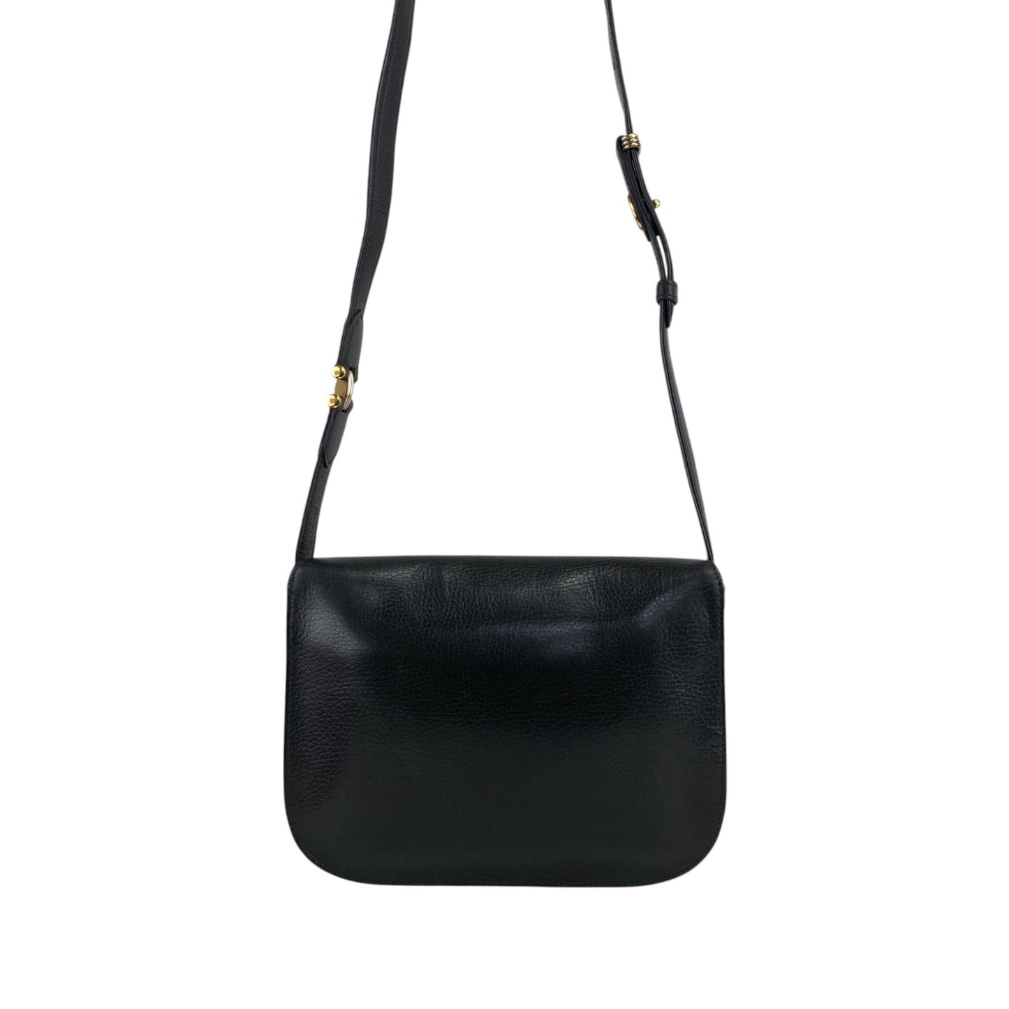 Cartier Logo Trinity Shoulder bag Black Vintage j72pji