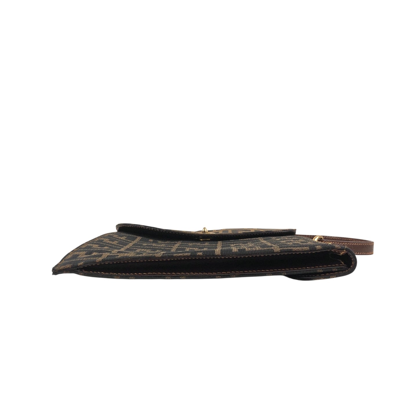 FENDI Zucca Handbag Brown Vintage 5pdvzg