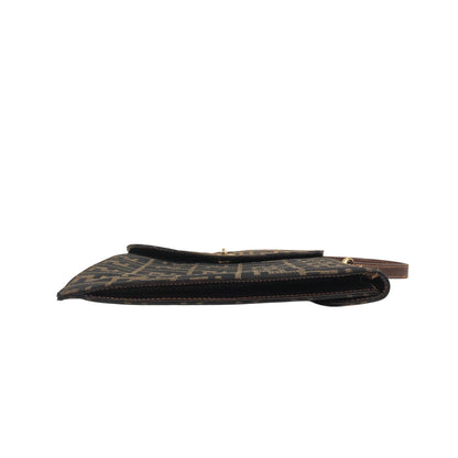 FENDI Zucca Handbag Brown Vintage 5pdvzg
