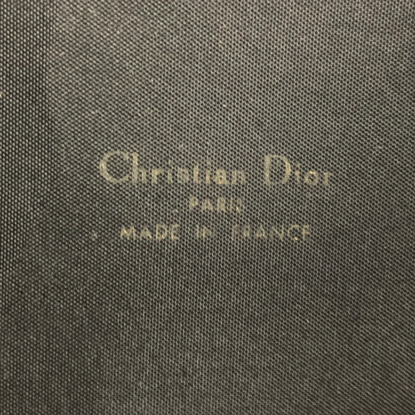 Christian Dior CD Logo Tassel Drawstring Shoulder bag Navy Vintage vzaky4