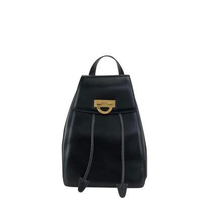 CELINE Gancini Backpack Black Vintage 6s3thv
