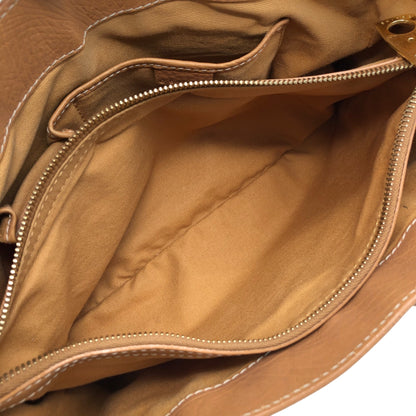 CELINE Blason Handbag Camel Vintage d6g4j8