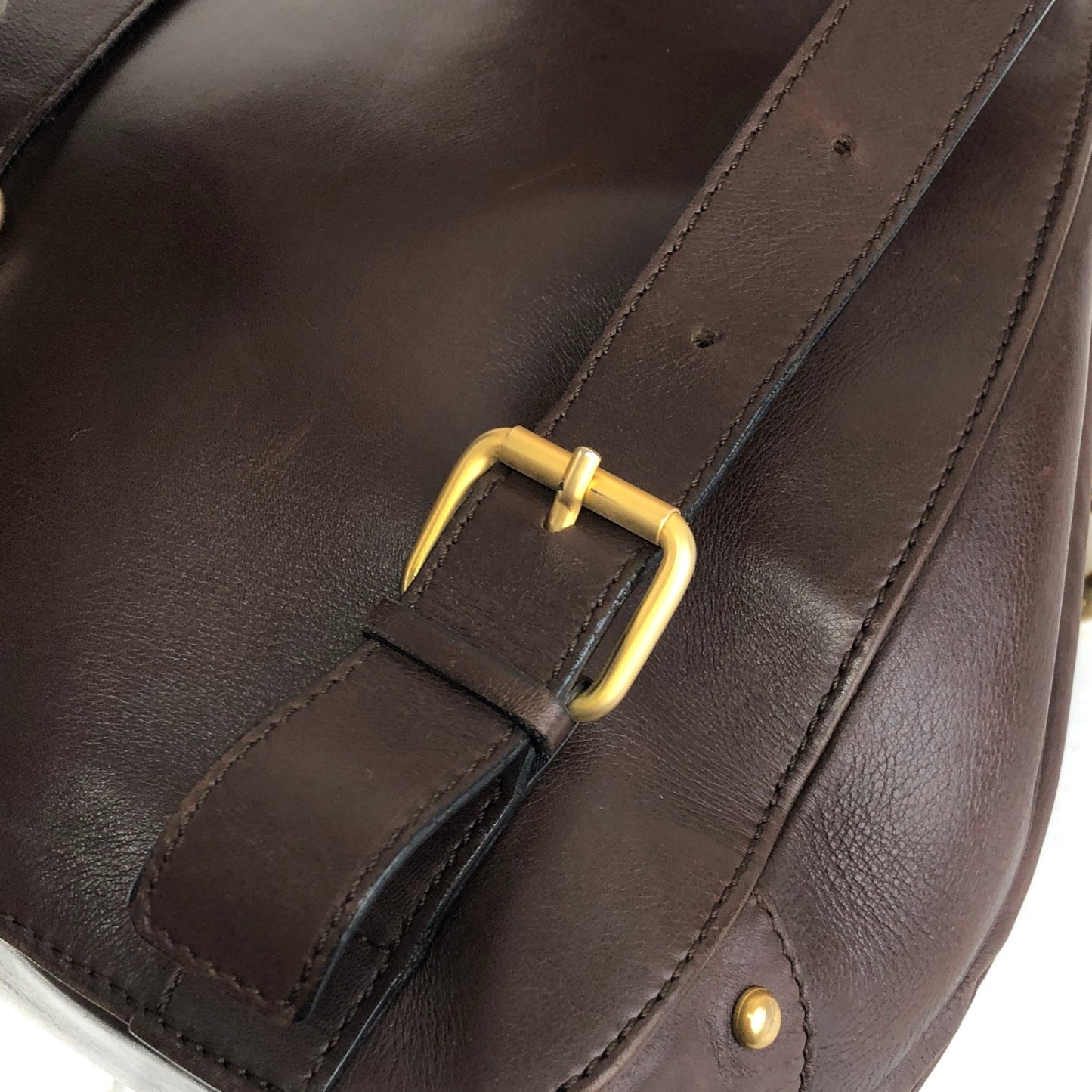 CELINE Logo Backpack Brown Vintage bw7ed4