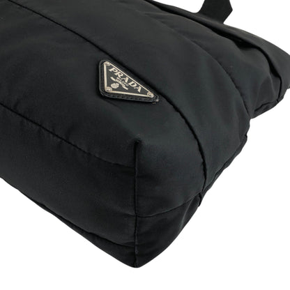 PRADA Triangle Logo Two-way Handbag Shoulder bag Black Vintage 2dea8w