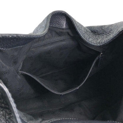 GUCCI Logo Shoulder bag Hobobag Black Vintage f2bysj