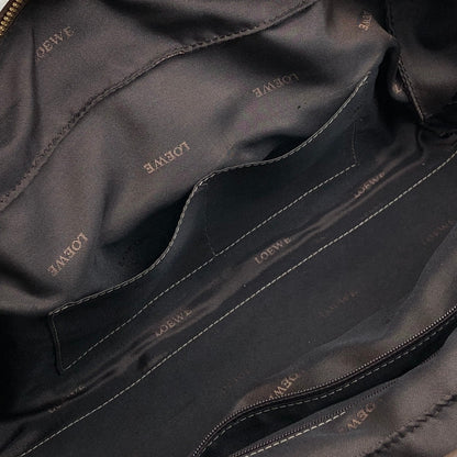 LOEWE Amazona Small Boston bag Handbag Brown Vintage irfyjk