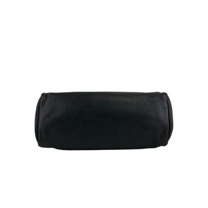 PRADA Padlock Handbag Black Vintage k84sjm