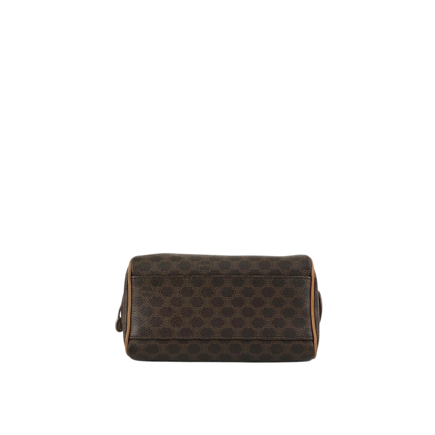 CELINE Macadam Two-way Small Boston bag Shoulder bag Brown Vintage i42xbv