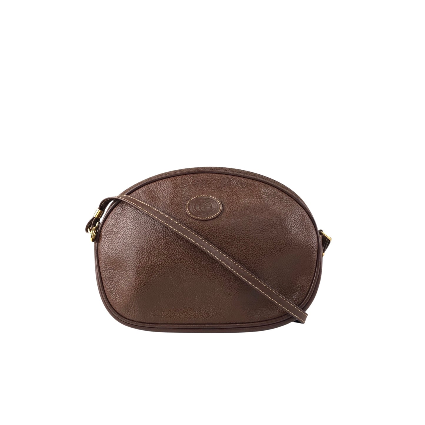 GUCCI Interlocking Shoulder bag Brown Vintage ynp7rw