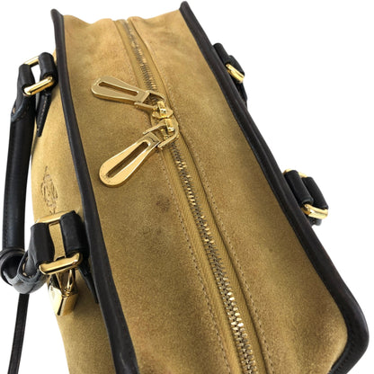 LOEWE Amazona28 Anagram Handbag Boston bag Beige Vintage gia6hg