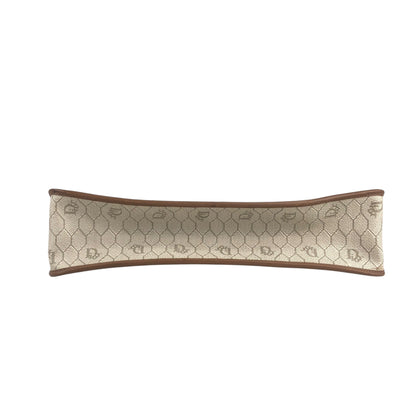 Christian Dior Honeycomb Pattern Handbag Beige Vintage r4yh5k