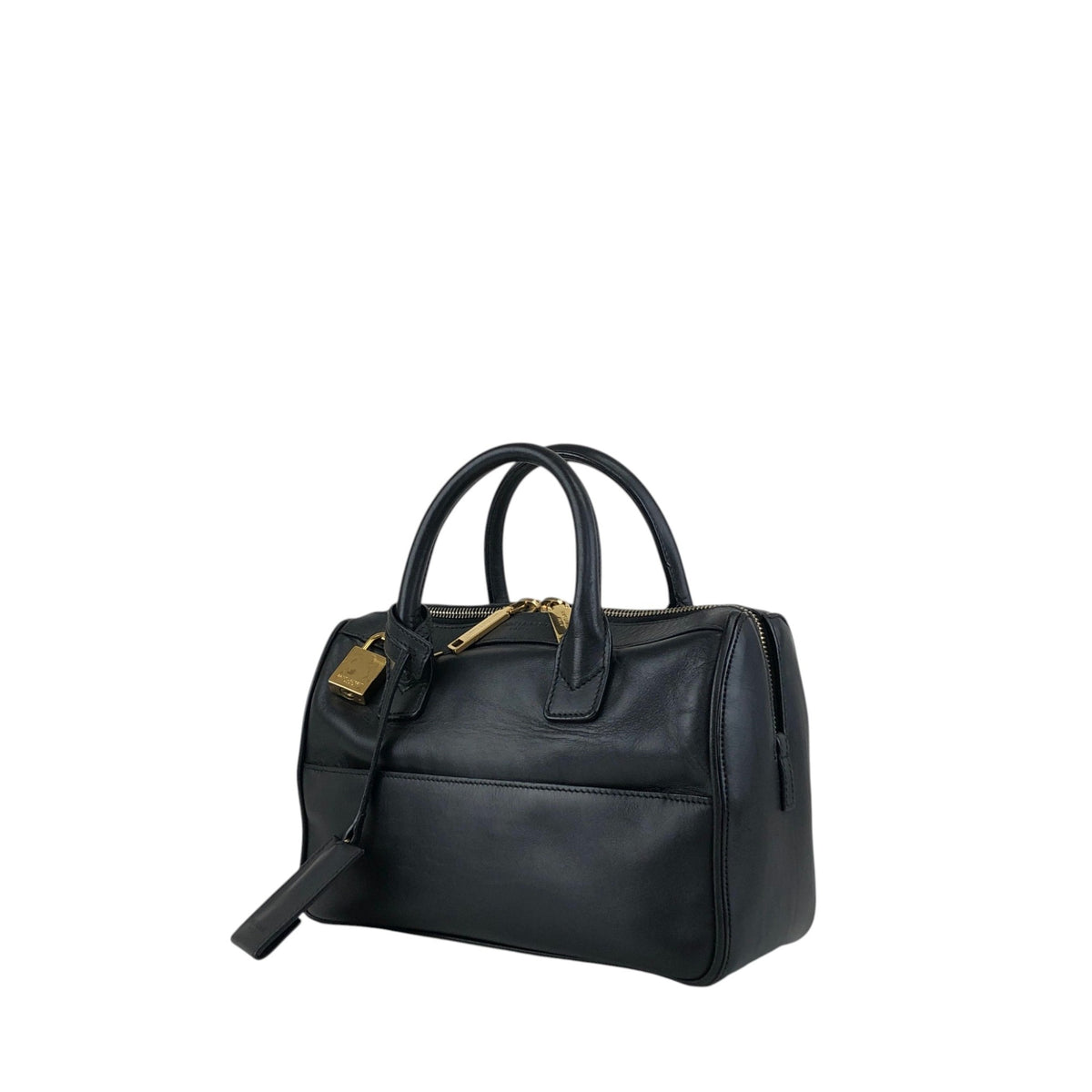 Yves Saint Laurent Two-way Handbag Shoulder bag Black Vintage 5fmarg