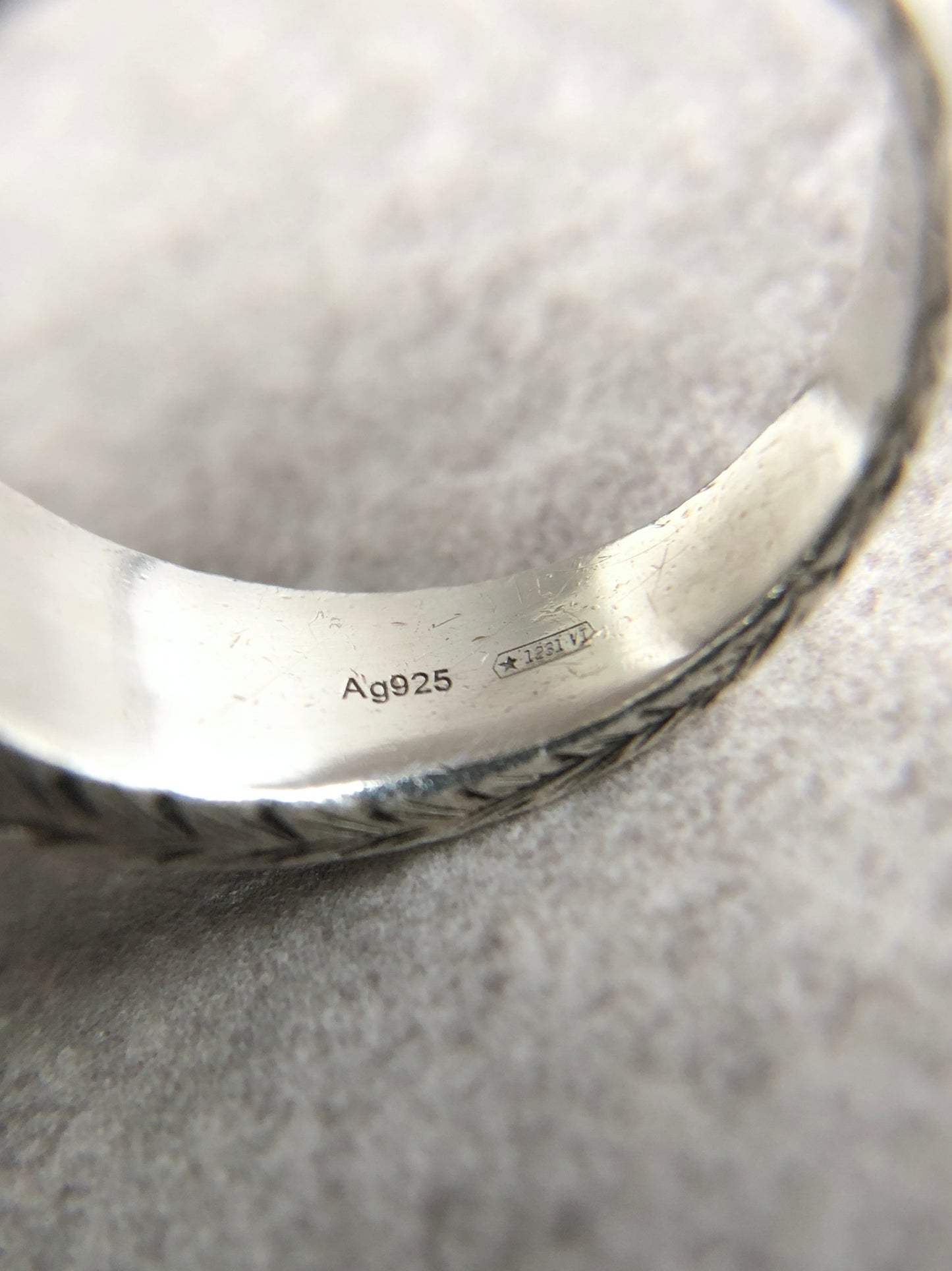 GUCCI Ring Silver Vintage kmf4yh