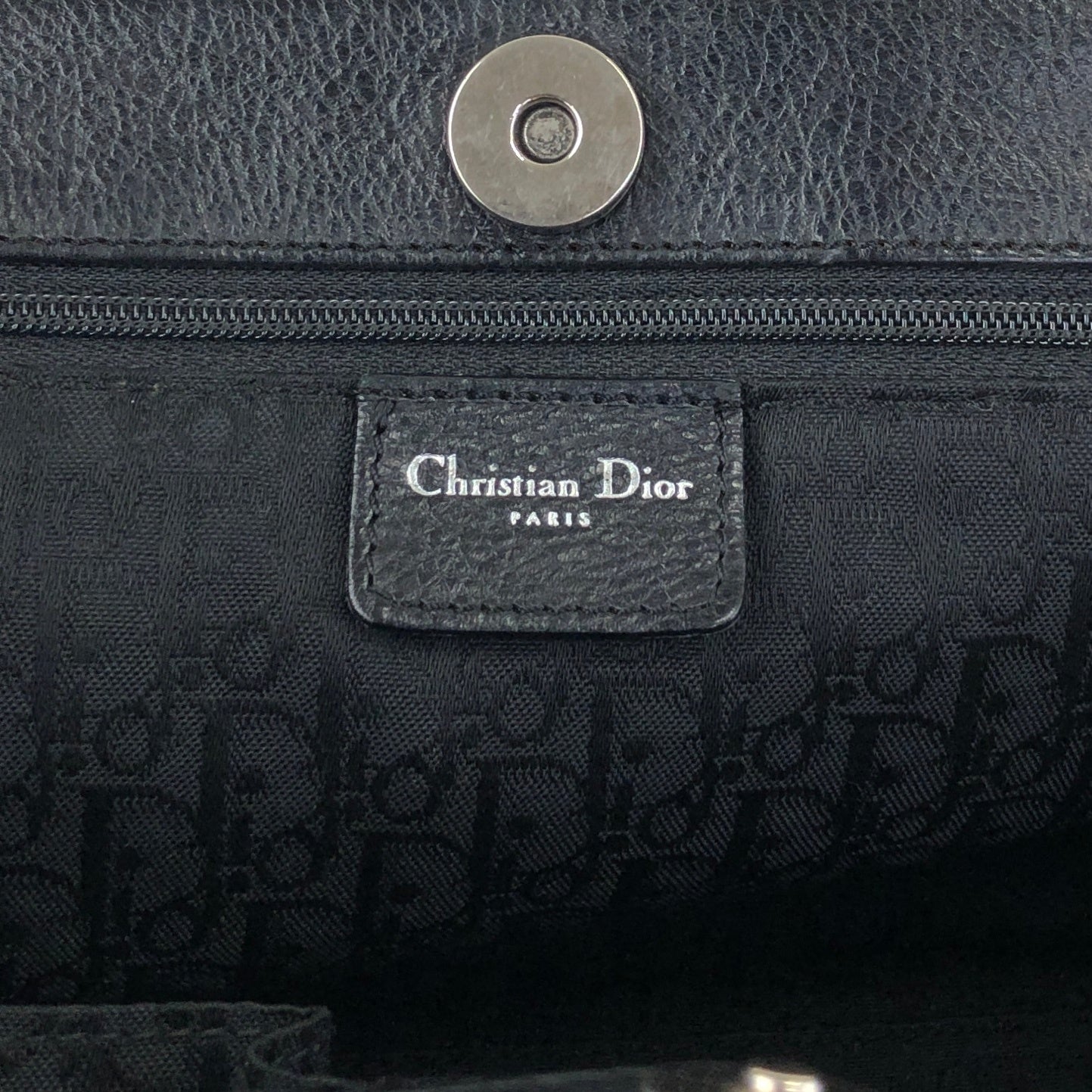 Christian Dior Handbag Black Vintage wcf6xi