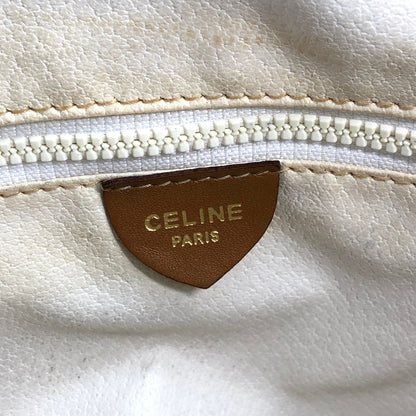 CELINE Macadam Blason Shoulder bag White Vintage isgjmr