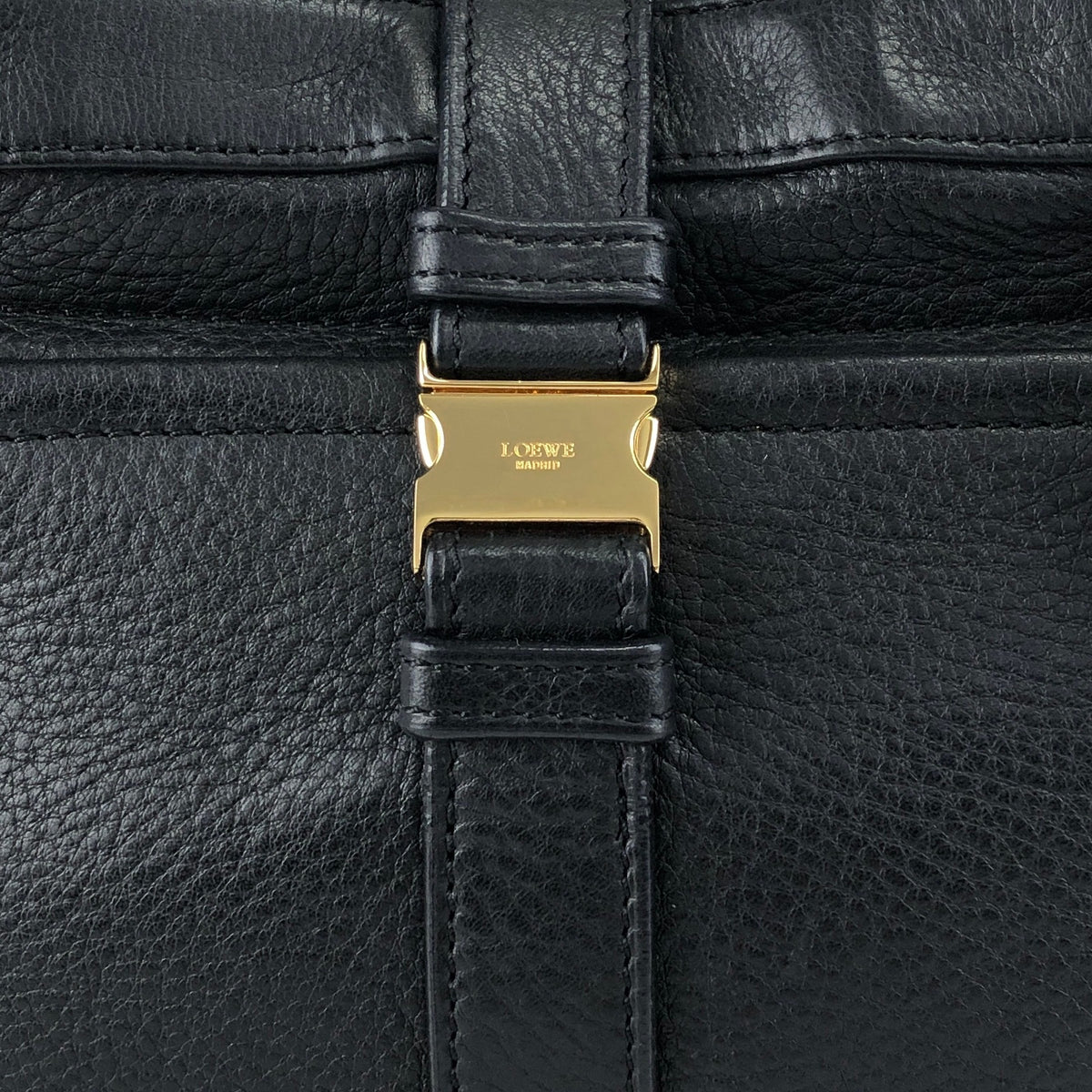 LOEWE Logo Shoulder bag Black Vintage earnia