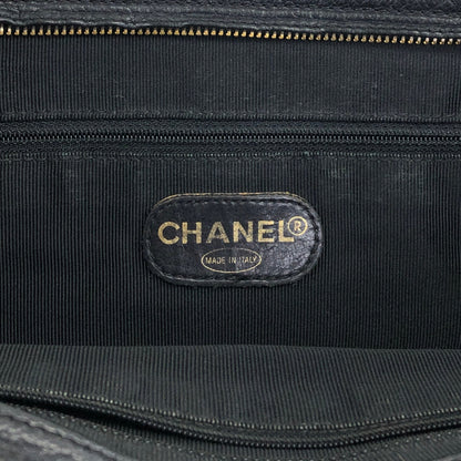 CHANEL Coco Mark Chain Shoulder bag Black Vintage gph8sd
