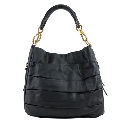 Christian Dior CD Logo Motif Shoulder bag Black Vintage vvdiyc