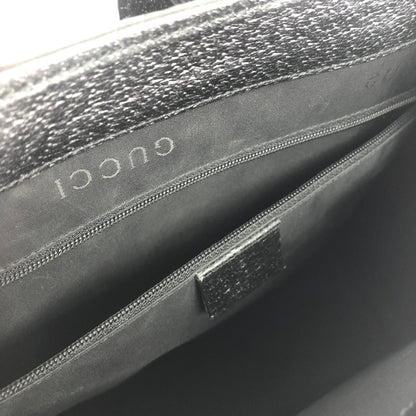 GUCCI Jackie Handbag Black Vintage 2kdzsa